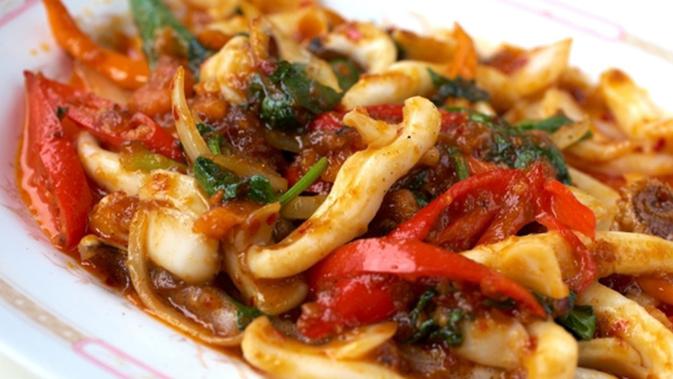 Resep Oseng Cumi Saus Tiram Pedas Lifestyle Fimela Com