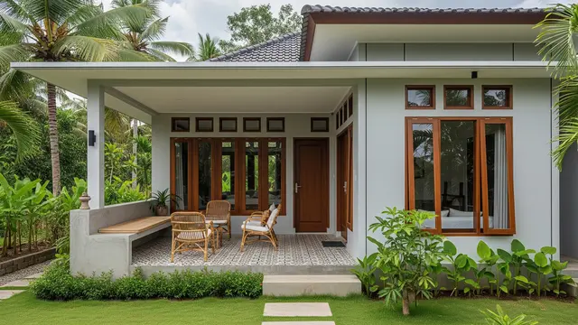 Rumah 5x6 Meter Minimalis Pedesaan