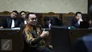 Menteri ESDM Sudirman Said memberikan kesaksian pada sidang lanjutan di Pengadilan Tipikor, Jakarta, Senin (4/4). Sudirman bersaksi untuk kasus suap yang menjerat mantan anggota Komisi VII DPR Dewie Yasin Limpo. (Liputan6.com/Faizal Fanani)