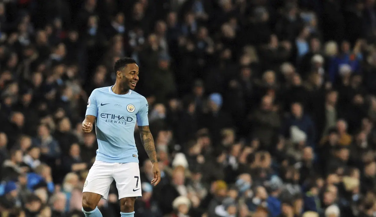 5. Raheem Sterling (Manchester City) - 7 Gol. (AP/Rui Vieira)