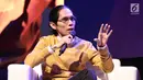 Visinema Picture & Director Wiro Sableng Angga Sasongko saat menjadi pembicara dalam diskusi panel di acara XYZ Day 2018 di The Hall, Senayan City, Jakarta, Rabu (25/4). (Liputan6.com/Herman Zakharia)