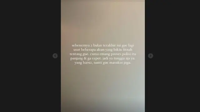 Niko Al Hakim Laporkan Beberapa Akun yang Memfitnahnya. (instagram.com/okintph)