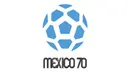 Logo Piala Dunia tahun 1970 di Mexico. Logo yang ditampilkan begitu sederhana, hanya sebuah mozaik yang membentuk bola dan tulisan MEXICO 70. (Istimewa)