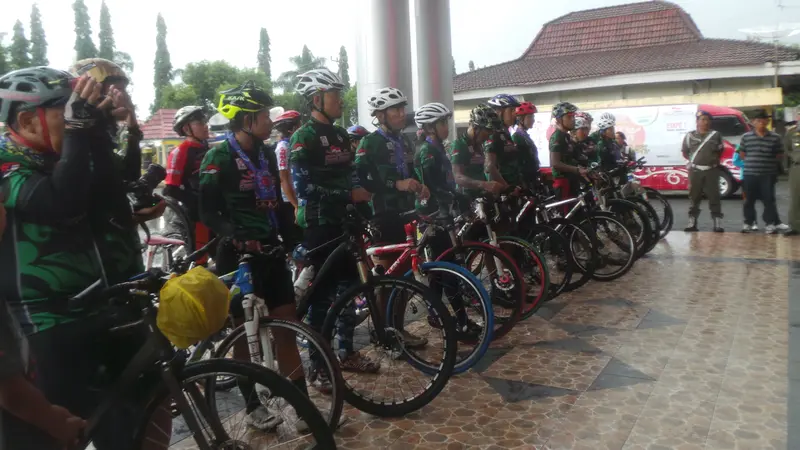 Gowes Pesona Nusantara. (Liputan6.com/Risa Kosasih)