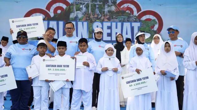 Ribuan Peserta Jalan Sehat & Ramaikan Bazar di TMII