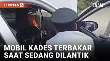 Mobil Kades di Bengkulu Terbakar Saat Sedang Ambil Sumpah Perpanjangan Masa Jabatan