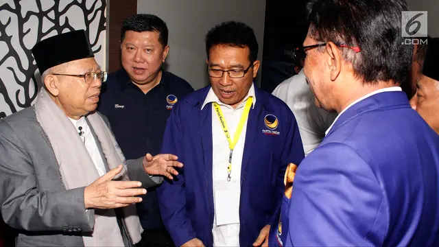 Ma'ruf Amin Hadiri Pekan Orientasi Caleg DPR RI Partai Nasdem
