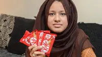 Kecewa karena KitKat yang ia makan tidak ada wafernya, mahasiswi tak ragu membawa kasusnya ke pengadilan. (News.com.au)