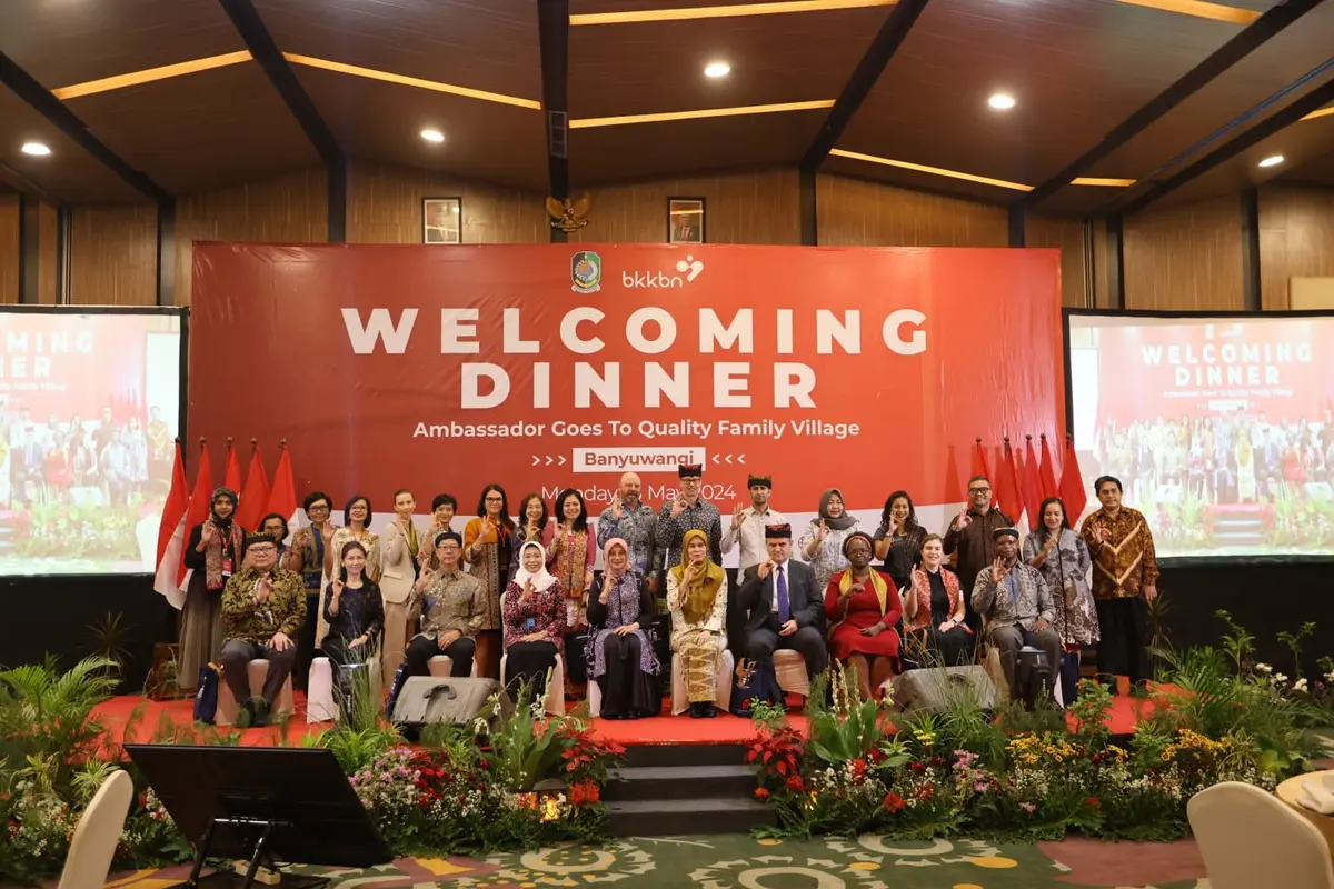Dihadiri 17 Delegasi Negara, Banyuwangi Tuan Rumah Ambassador Goes to Kampung KB (Istimewa)