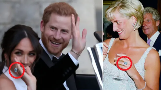 Pangeran Harry dan istrinya Meghan Markle