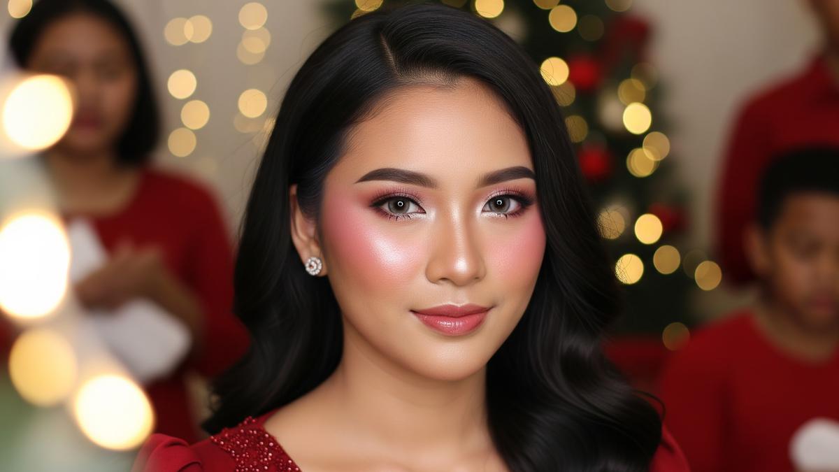 8 Inspirasi Makeup Natal yang Elegan dan Glowing, Cocok untuk Ibadah hingga Acara Keluarga