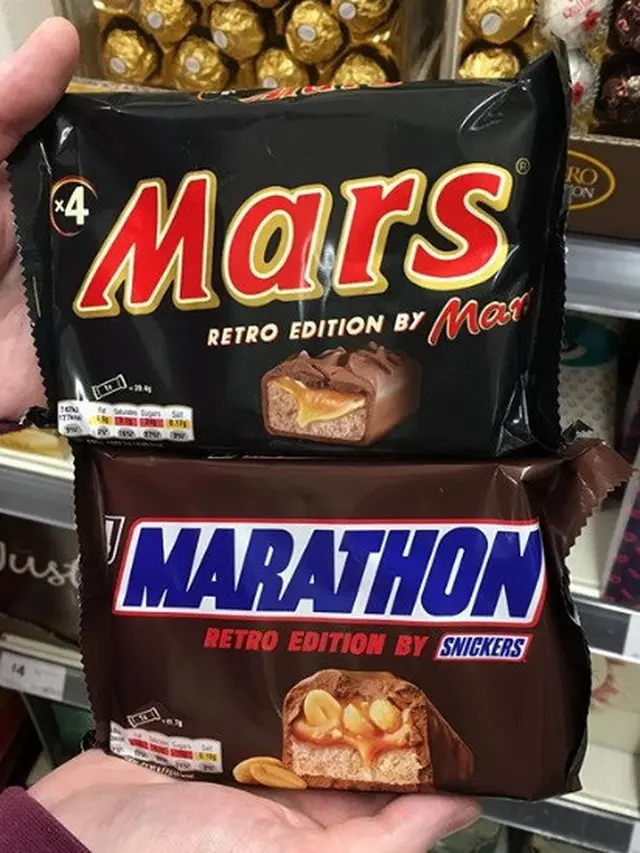 Snickers Bernostalgia dengan Kembali ke Merek Lamanya