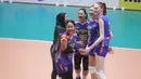 <p>Selebrasi para pemain Jakarta Electric PLN setelah mencetak angka saat menghadapi Jakarta Popsivo Polwan pada laga seri keempat putaran pertama PLN Mobile Proliga 2024 di GOR Tri Dharma Petrokimia, Gresik, Jawa Timur, Kamis (16/5/2024). Jakarta Electric PLN kalah 1-3 (23-25, 21-25, 25-19 dan 15-25). (Dok. PBVSI)</p>