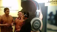 Acara peluncuran headset Jabra Evolve (Liputan6.com/Adhi Maulana)