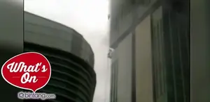 deo Detik-detik Jatuhnya Dua Pekerja di Kelapa Gading