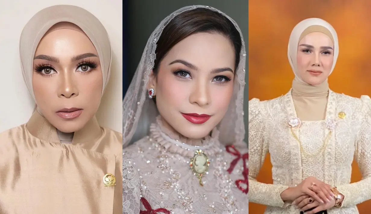 Melly Goeslaw, Rachel Maryam, dan Mulan Jameela pilih kenakan kebaya nude saat pelantikan anggota DPR. Siapa yang paling menawan? [@melly_goeslaw @rachelmaryams @mulanjameela1]