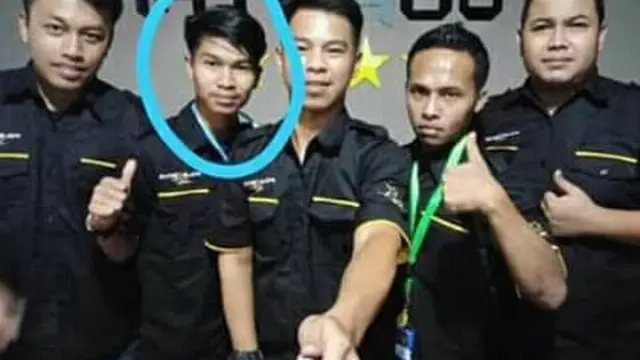 Jenazah Yudi (dilingkari), sopir Pake Taxi asal Cianjur yang meregang nyawa di Garut