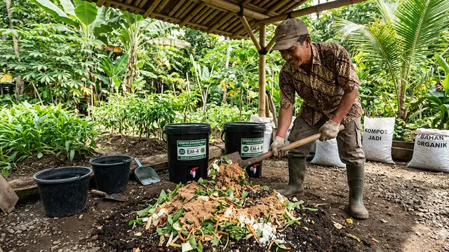 Cara Buat Kompos Bokashi di Rumah
