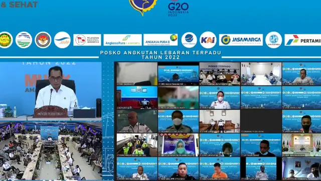 Menteri Perhubungan (Menhub) Budi Karya Sumadi resmi menutup Posko Angkutan Lebaran Terpadu Tahun 2022.