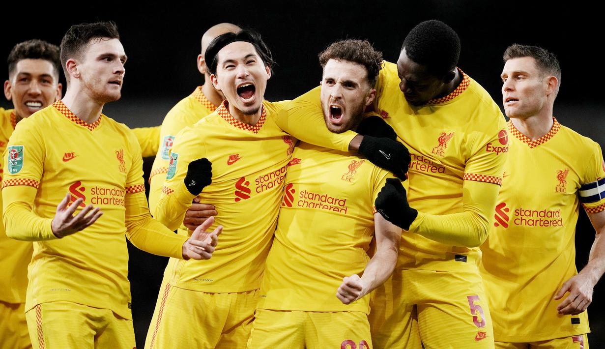 Ketangguhan Liverpool beberapa tahun ini tak lepas dari para pemain berlabel bintang yang mereka miliki. The Reds bisa menggolontorkan dana untuk gaji pemain hingga 314 Juta Pounds atau Rp5,96 Triliun Per Tahun. (AP/Matt Dunham)