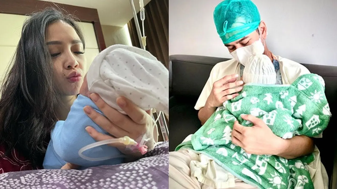 6 Potret Perdana Nagita Slavina dan Raffi Ahmad Gendong Putra Keduanya, Bikin Gemas
