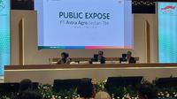 Paparan publik PT Astra Agro Lestari Tbk (AALI), Selasa (23/4/2024). (Foto: Liputan6.com/Arief RH)