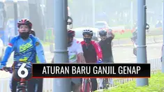 Penyesuaian aturan ganjil genap, kembali dibagi menjadi dua sesi, yaitu pukul 06.00-10.00 WIB dan pukul 16.00-22.00 WIB. Selain itu, per hari ini pesepeda diizinkan menggunakan Jalan Jenderal Sudirman dan Jalan MH Thamrin.