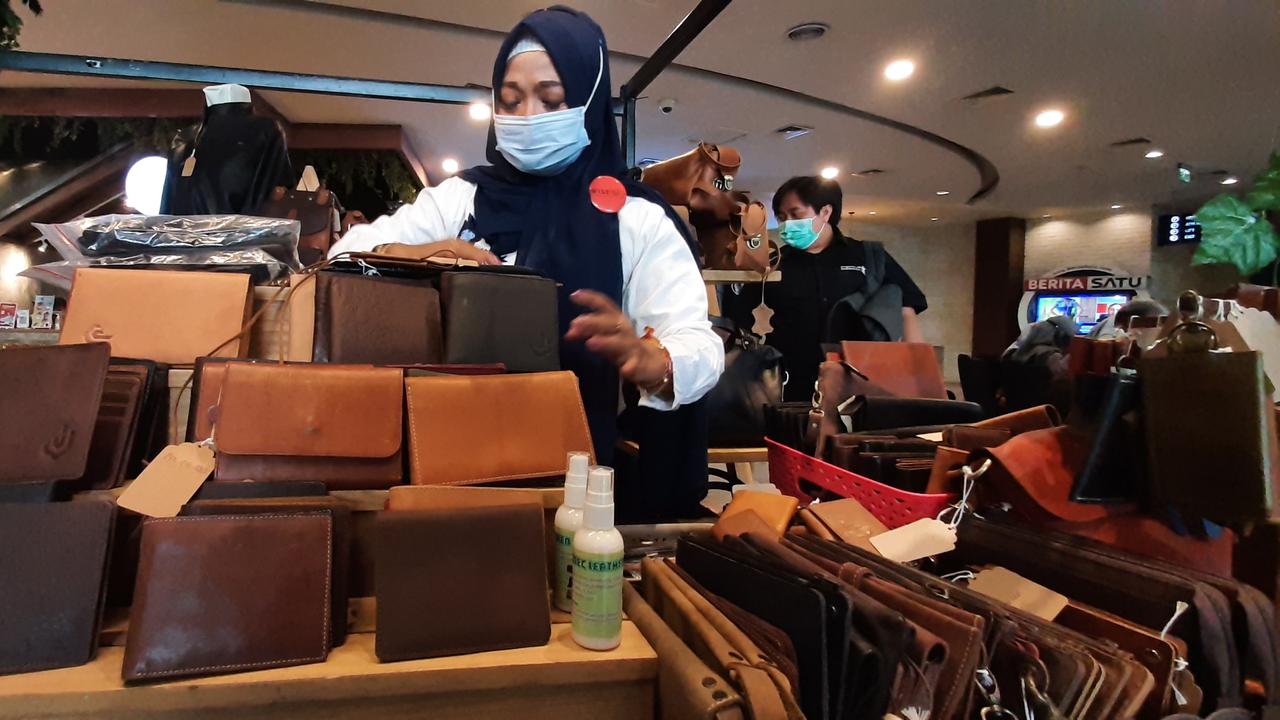 Pameran produk UMKM asal Banten di MaxxBox Lippo Village, Kelapa Dua, Kabupaten Tangerang.