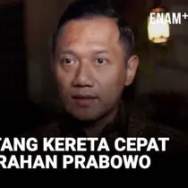 Menteri Koordinator Bidang Infrastruktur dan Pembangunan Kewilayahan Agus Harimurti Yudhoyono (AHY) merespons soal utang kereta cepat Jakarta-Bandung alias whoosh.