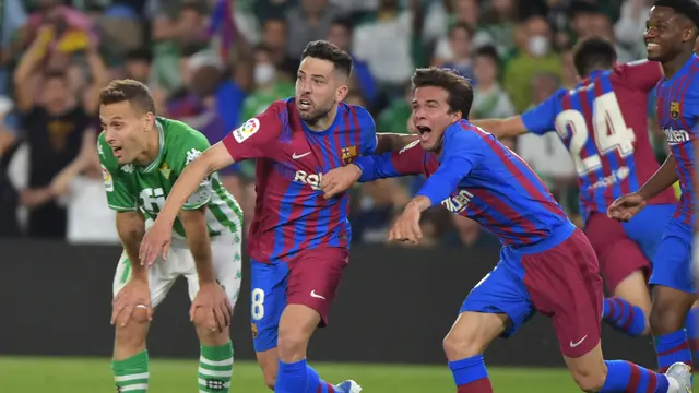 Jordi Alba - Barcelona - Liga Spanyol - 8 Mei 2022
