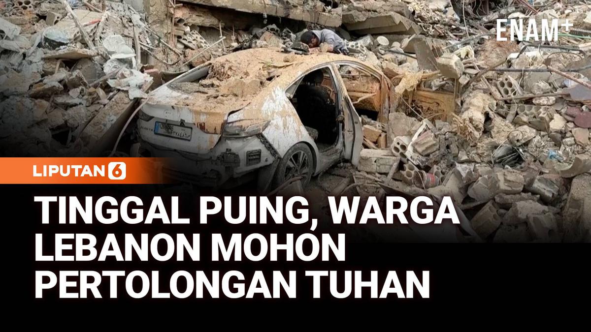 Kembali ke Rumah, Begini Sedihnya Warga Lebanon Hanya Temukan Tumpukkan Puing