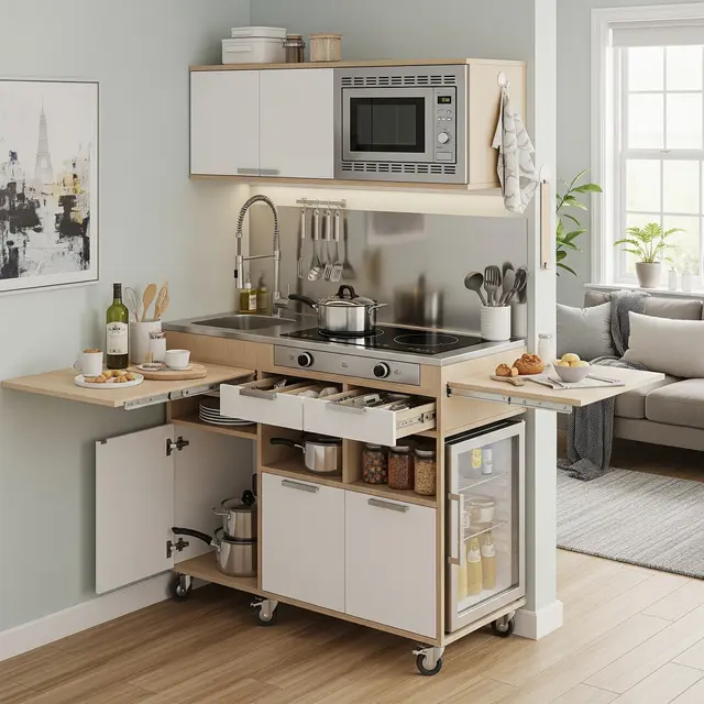 Inspirasi Model Dapur Minimalis Ukuran Kecil untuk Apartemen Studio