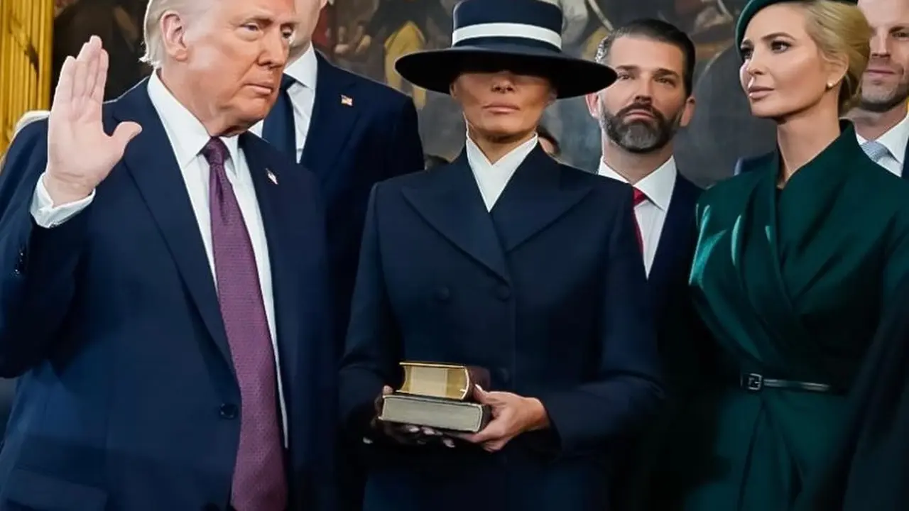 Donald Trump Gunakan Dua Alkitab Saat Dilantik Jadi Presiden AS