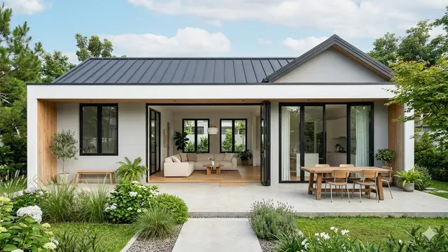 Inspirasi Desain Rumah 1 Lantai dengan Pencahayaan Alami Maksimal. Gemini