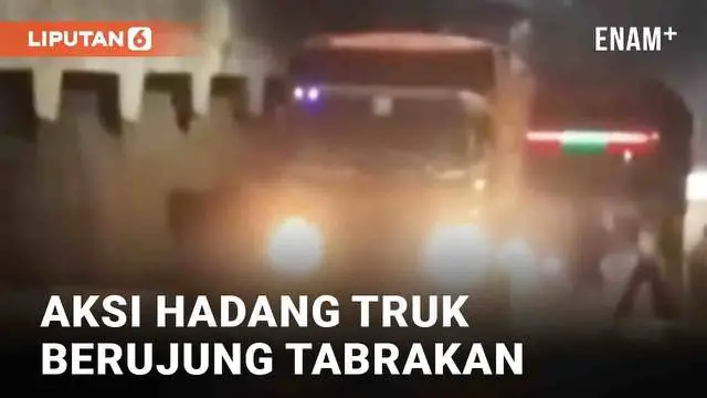 Aksi hadang truk kembali terjadi di jalanan, disebut terjadi di Bekasi. Sejumlah remaja bersama-sama menghadang truk tronton yang melintas. Aksi membahayakan nyawa itu justru berakhir apes bagi truk lainnya.