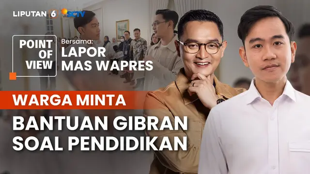 Bisa Mengadu Gratis Lewat Program Lapor Mas Wapres, Gibran Rakabuming Terima Aduan Soal Pendidikan