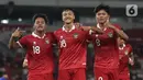 Timnas Indonesia U-20 sempat unggul lewat umpan silang Dony Tri Pamungkas yang berhasil dikonversi menjadi gol oleh Toni Firmansyah pada menit ke-12. (Bola.com/M Iqbal Ichsan)
