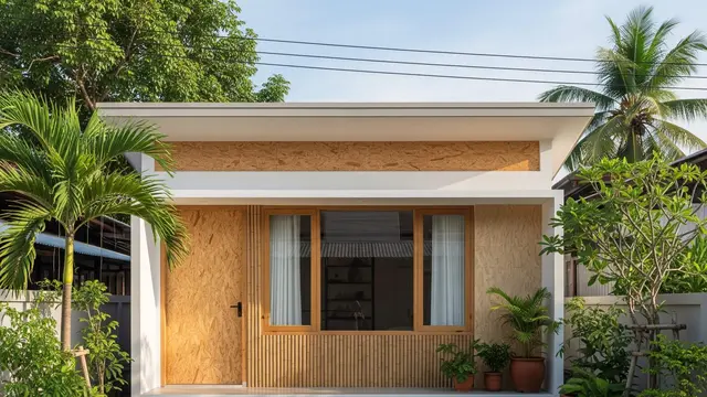 Rumah Mungil Lebar 3 Meter Tapi Elegan