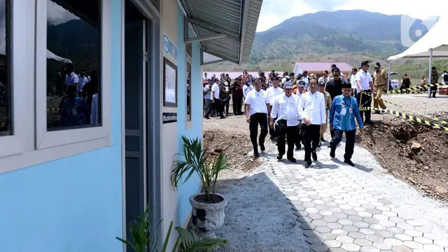 Jokowi Tinjau Pembangunan Hunian Tetap Korban Gempa Palu