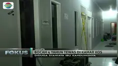 Seorang bocah ditemukan tewas di kamar kos di kawasan Kebon Jeruk, Jakarta Barat. Diduga, ia dibunuh oleh ibu kandungnya sendiri.