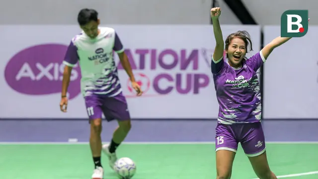 Foto: Melihat Keseruan Tim Shafira Melawan Tim Vonzy di Fun Match AXIS Nation Cup 2023