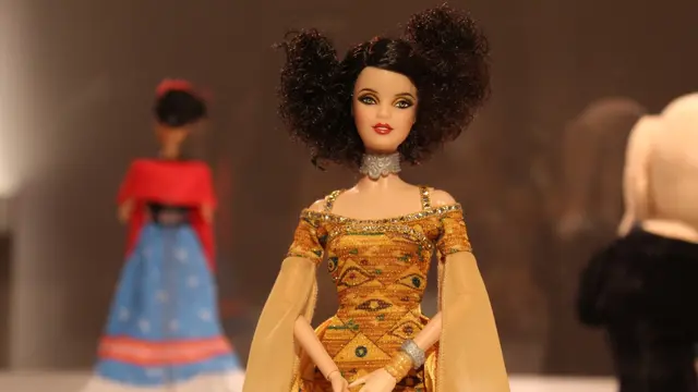 Ilustrasi boneka Barbie