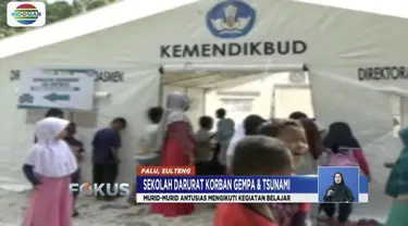 Aktivitas di tenda ini sudah berjalan selama dua pekan dengan diikuti 400-an murid.