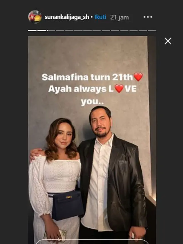 6 Momen Ulang Tahun Salmafina ke-21, Makan Malam Bareng Keluarga dan Pacar