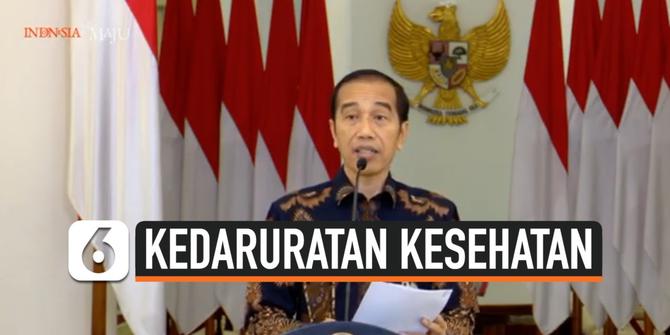 VIDEO: Jokowi Tetapkan Status Kedaruratan Kesehatan Masyarakat