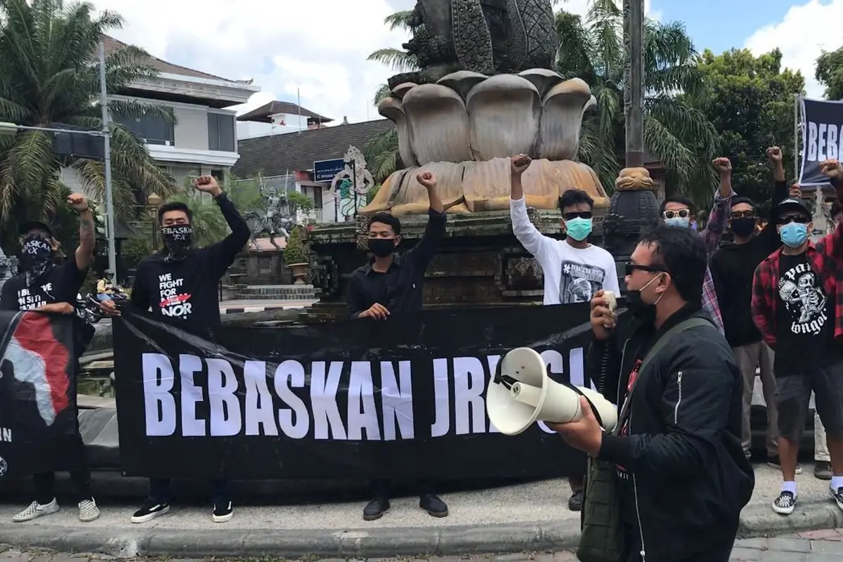 Demo Pendukung Jerinx
