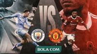 Premier League - Manchester City Vs Manchester United - Jack Grealish Vs Jadon Sancho (Bola.com/Lamya Dinata/Adreanus Titus)