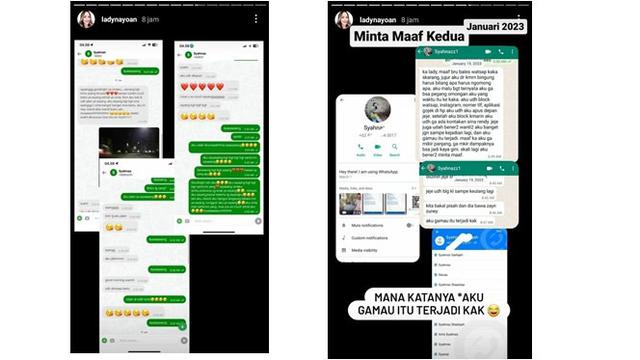10 Potret Isi Chat Syahnaz dengan Rendy Kjaernett yang Diduga Selingkuh Ramai Jadi Sorotan