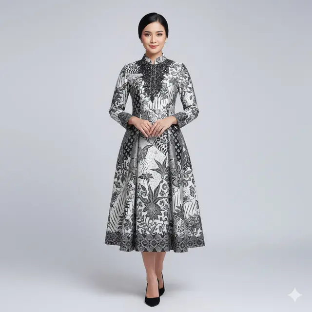 Setelan Batik Wanita Terbaru 2025 untuk Acara Formal. Gemini