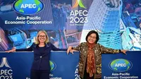 Menteri Keuangan (Menkeu) Sri Mulyani Indrawati menghadiri pertemuan Menteri Keuangan APEC (APEC Finance Ministers and Deputy&rsquo;s Meeting &ndash; FMM) di San Francisco, California, Amerika Serikat (AS). (Dok Kemenkeu)